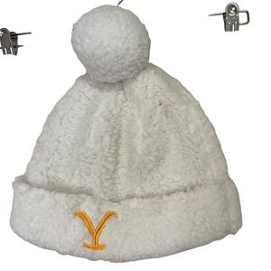 A522394 YELLOWSTONE x BumbleBella by Jill Martin Sherpa Beanie Cream